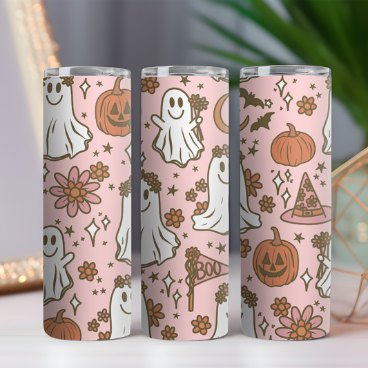 Retro Pumpkins & Ghosts