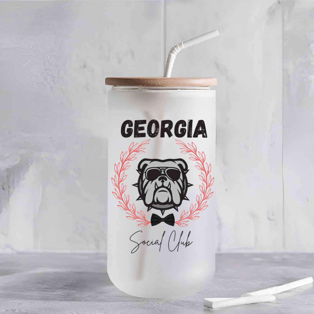 College Social Club Frosted 16oz. Tumblers