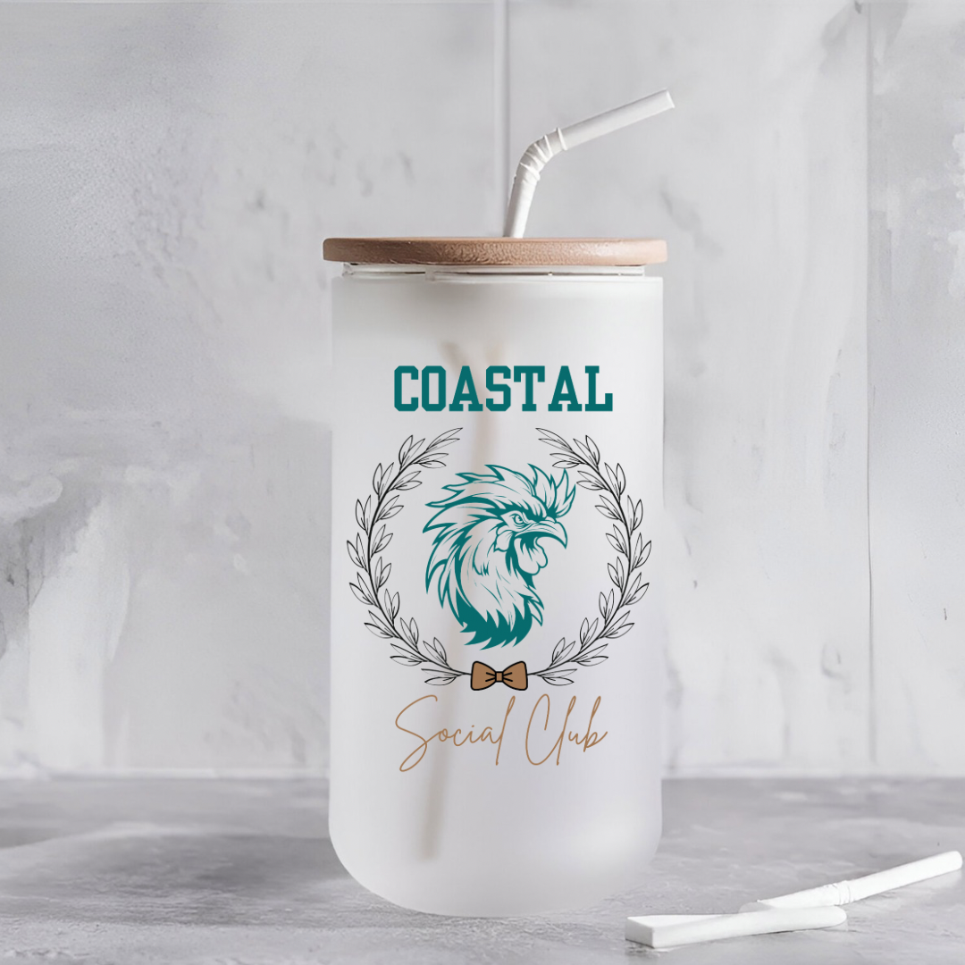 College Social Club Frosted 16oz. Tumblers